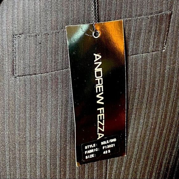 BNWT Andrew Fezza Slim Fit 100% Wool $495 Jacket 42S - Picture 8 of 10